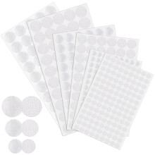 3-in-1 Self-Adhesive Sticky Dots Set (10/15/20mm) - 800pcs (400 Pairs) Strong Round Hook & Loop Dots, Waterproof