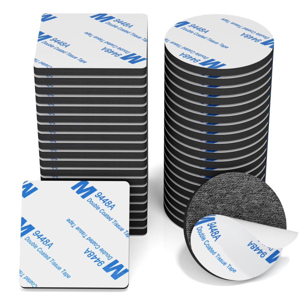 Double Sided Sticky Pads, 40 Pcs Sticky Foam Pads Heavy Duty, Extra Strong Adhesive Foam Pads, Double Sided Foam Tape 5051226645563