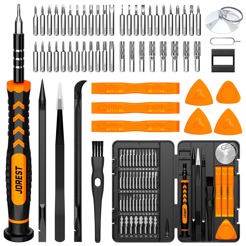 Jorest 59Pcs Small Precision Screwdriver Set With Torx T5, T6, T8, Mini Repair Tool Kit For Macbook, Computer, Laptop, Iphone, Ps4 Ps5, Xbox, Switch, 5006334164161