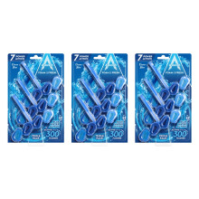 Astonish Mighty Toilet Bowl Foam & Fresh Blocks - Deep Cleaning Foam Action - Helps Combat Limescale and Removes Stains - Ocean Blue Scent