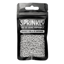 Silver Sugar Round 4mm Dragees 30g Great for Cake Decoration [Kitchen & Home]
