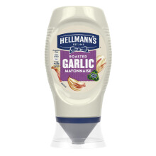 Hellmann's Roasted Garlic Mayonnaise Condiment Squeeze Bottle garlic mayo for burgers, wraps and sandwiches 250 ml