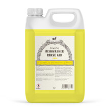 Celtic Clean - Professional Dishwasher Rinse Aid Lemon Scent 5 Litre - Concentrated Formula for Industrial & Commercial Machines, Streak-Free Shine
