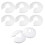 GRVICH 8 PCS Plastic Radiator Pipe Covers Pipe Collars White Radiator Pipe Collars, Radiator Pipe Covers White Pipe Covers 1
