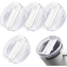 Couvercles transparents anti-fuites pour gobelets Stanley de 1,2 L (40 oz), paquet de 4