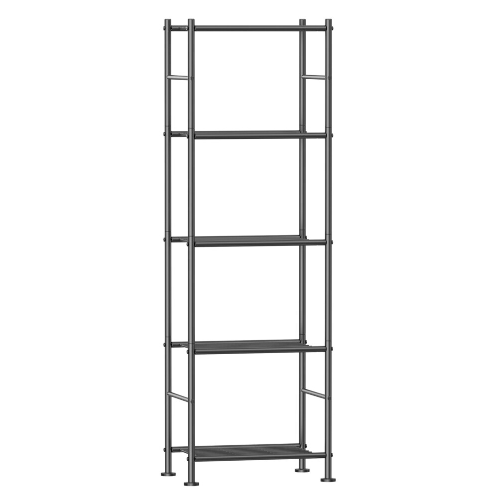 Sakugi Storage Shelves - 5 Tier Sturdy Metal Garage Shelving Unit With Adjustable Leveling Feet, Space-Saving Shelves Organizer For Pantry, Laundry 5051226697906
