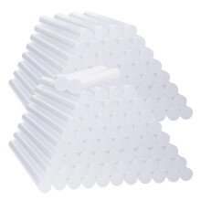 120 Pcs Hot Melt Glue Sticks, 7x100 mm Clear Adhesive Glue Sticks, Ø7 mm Melt Glue Gun Sticks Transparent for Hot Glue Gun, Crafting, Woodworking