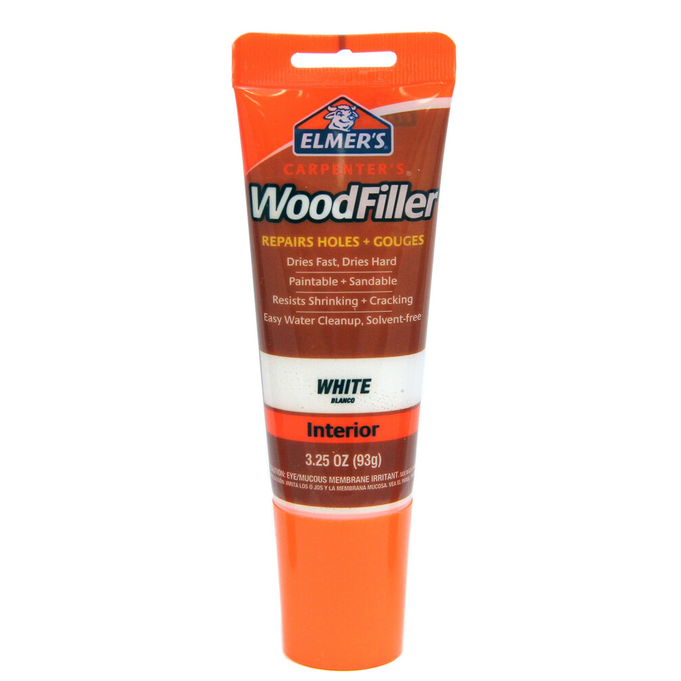 Elmer's E855 Carpenter's Wood Filler, 3.25-Ounce Tube, White 5051226661594