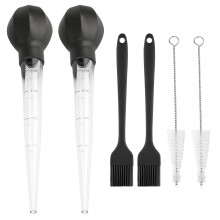 2pcs Turkey Baster Syringe, Baster for Cooking, Turkey Baster Large, Basting Syringe