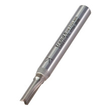 Trend CraftPro Straight Two Flute Router Cutter Bit, 1/4 Inch Shank, 4mm Cut Dia