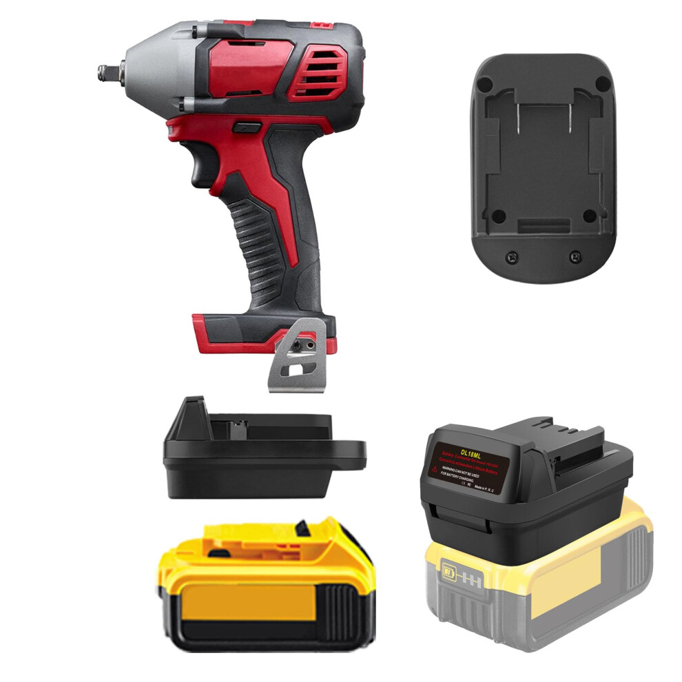 Dw18ml Battery Adapter For Dewalt 18V 20V Lithium-Ion Battery Convert To For Milwaukee 18V Power Tool 5051226659195