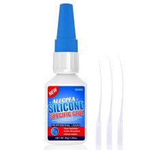 30g Silicone Glue - Fast-Bonding & Weatherproof Adhesive for Silicone, Silicone Rubber, Liquid Silicone, CAR, TPU, TPR, TPE - Quick Set in 15 Seconds