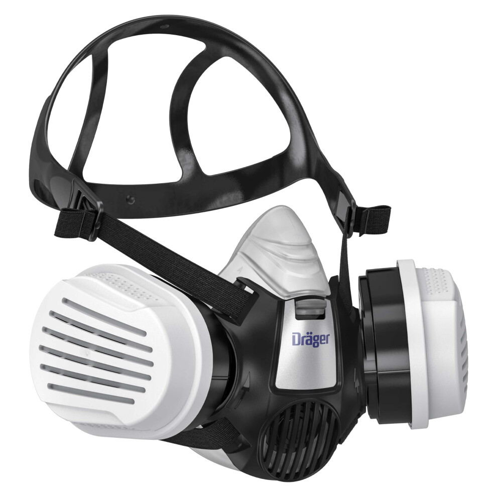 Drã¤Ger X-Plore 3300 With 2X Abek1 Hg P3 Filters Â Professional Respirator For Chemical Fumes, Organic Vapours, Spray Painting, Resin & Toxic Gases 5051226659164