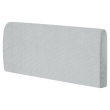 Bed Headboard Cover Dustproof Protector Jacquard Furniture Cover for 1.1-1.4m, Grey