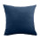 Housse de coussin décorative en velours bleu 40 x 40 cm 1
