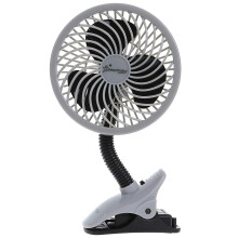 Dreambaby Pram Fan, Caged Stroller Fan for Babies - Adjustable Clip-On Fan - Portable and Convenient Cooling Solution for Strollers, Cribs