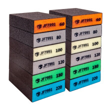 12pcs sanding blocks,sanding sponges,sandpaper block 6 Grits(60-80-100-120-180-220),sanding blocks for wood sandpaper for wood,hand sanding block,san