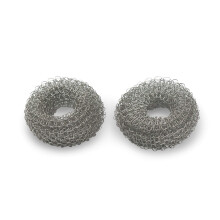Tredoni 2 Reusable Limescale Remover Ring - Boiler/Kettle Furring Descaler Stainless Steel Mesh 2x4cm (2)