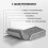 PUAKF carbon filters compatible with Bora hood, replacement pair 5