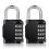 ZHEGE Combination Padlocks, Locker Locks, 4 Digit Combination Locks, Gym Padlocks, School Locker Padlocks 1