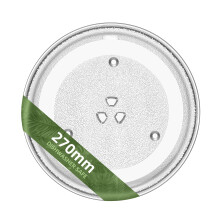 Gemroom 270mm Microwave Plate Replacement Compatible with GE WB48X21336 Toshiba 12570000001011