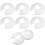 8 PCS White Radiator Pipe Cover Set, Plastic Pipe Collars for 17mm Diameter Pipes 1