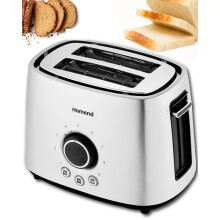 Homend Breadfast 2 Slice Toaster | 9 Browning Levels with LED Adjustment Screen, Wide Slots, High-Lift Lever, Defrost & Reheat Functions