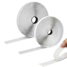 25M Hook and Loop Tape self Adhesive, 20mm Wide Self Adhesive Hook and Loop Tape, Double Sided Sticky Back Fastening Tape, Heavy Duty Nylon Tape Roll