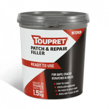 Toupret Patch & Repair Filler Quick Dry - Fast Drying Interior Wall & Ceiling Filler for Cracks, Holes & Damage - Easy Sand, Crack Resistant
