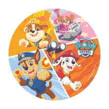 Dekora, Paw Patrol, Wafer Disc for Cake, Edible Cake Topper for Children's Birthday Cake, Round 20 CM