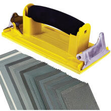 WYRELINE Hand Sanding Block | 50 Pack - 120 to 7000 Grit | Fine to Coarse Sandpaper for Wood, Walls and Automotive