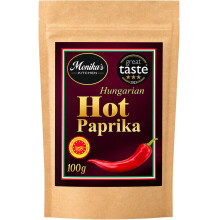 Hungarian Hot Paprika Powder 100g - Premium Quality - Great Taste Award Winner