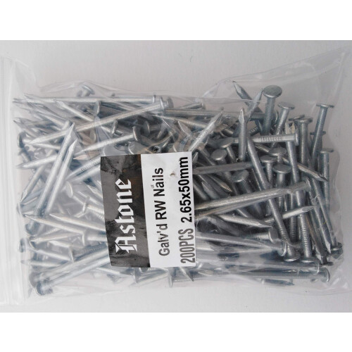 Astone galvanised Round Nails (200, 50mm)