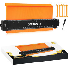 DODOWIN Contour Gauge Profile Tools 10", Laminate Flooring Tool, Angle Finder Template Tool for Woodworking