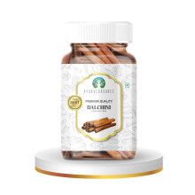 AYURVEDASHREE Cinnamon Sticks 70gm PET Jar | All Natural | Vegan | No Colors | Non-GMO | Round Sticks | Dalchini