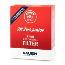 40 x 9mm Charcoal Pipe Filters Vauen dr. Perl Junior