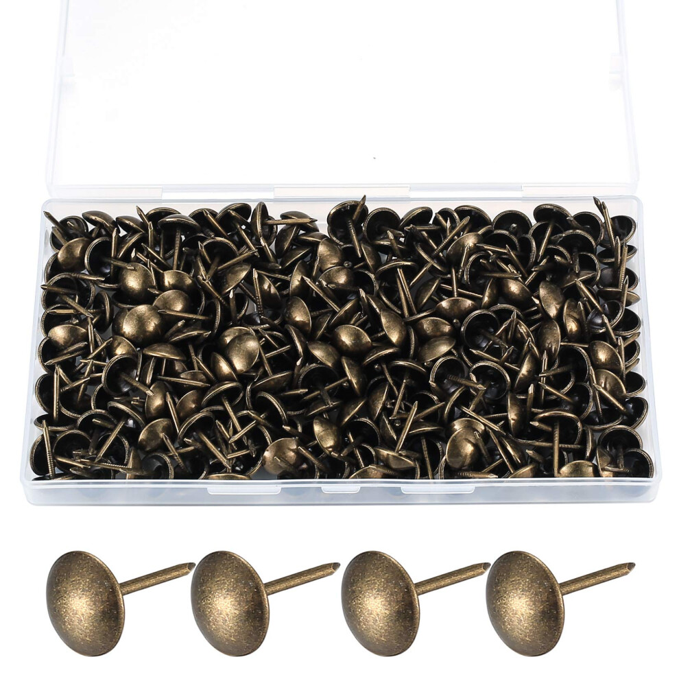 320 Pcs Upholstery Nails, Upholstery Tacks Pins, Furniture Decorative Thumbtacks, Antique Push Studs Pins 5051226649677