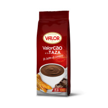 Valor Cao A La Taza Spanish Hot Cocoa Powder - Traditional Drinking Chocolate or Mix for Churros, Delicious and Traditional Chocolate Drinks