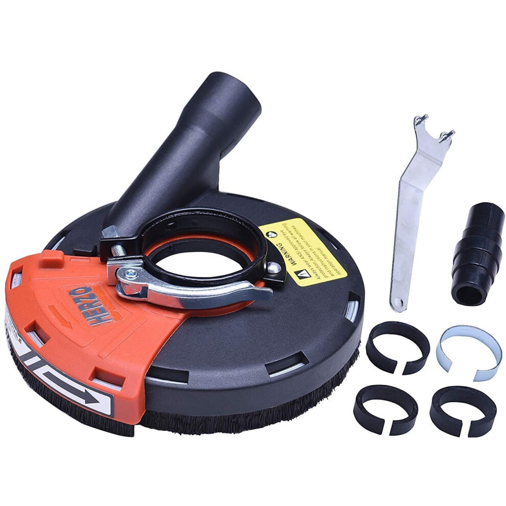 Herzo Universal Surface Grinding Dust Shroud For Angle Grinders 115/125Mm 5051226661068