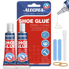 ALECPEA Shoe Glue Repair Gel - 2 Pack (29.5g) - Super Strong Waterproof Adhesive for Sneakers, Leather & Rubber Soles