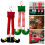 Christmas striped red leg hanging ornament 3