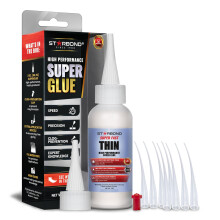 Starbond Super Fast Thin CA Glue – Super Glue Pro Kit with Precision Microtips Anti-Clog Cap & Extra Nozzles