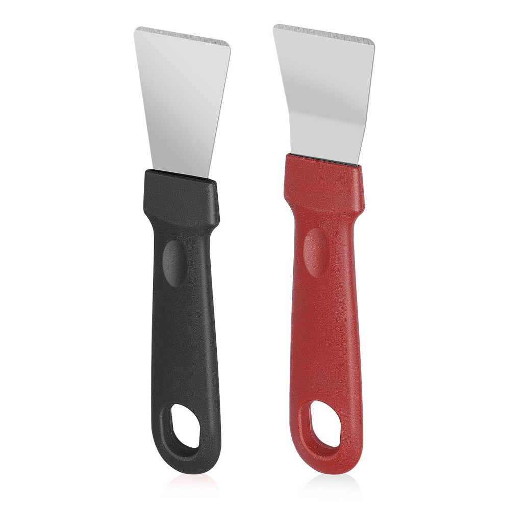 Dslsqd 2 Pieces Scraper For Cleaning, Scraper For Ovens, Stoves, Induction Hob,Freezer Stainless Steel Super Scraper None-Scratches Putty Scraper For 5051226655760