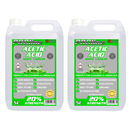 PROline 20% Technical Grade Acetic Acid White Vinegar Weed Killer 10L