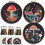 Myfelicity Embroidery Kit with Mushroom Patterns, 3 Hoops, Fabric, Threads, Needles, Instructions (Colourful) 1