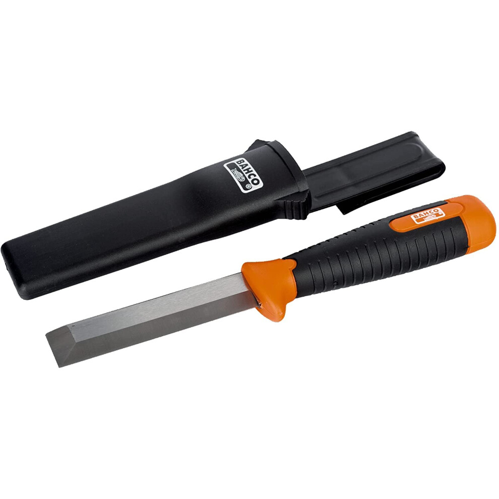 Bahco 2448 Chisel Knife, Red