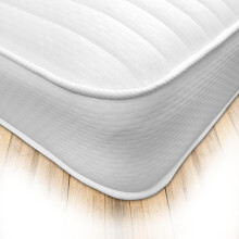 Starlight Beds Lumina Single Memory Foam Mattress. 7 Inch Deep Sprung Mattress with Memory Foam Layer. White, Soft Feel. 3ft x 6ft3 (90x190x18cm)