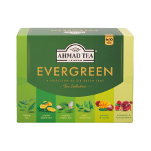 Ahmad Tea Gifts | Green Tea Selection Pack | Green teas, Fruit Green teas, Jasmine Green tea | Perfect Green tea gift | 60 Teabag Sachets | 6 Flavours