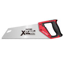 HAUTMEC 350MM X-Sharp Pro Hand Saw for Cuts Comfort, Quality and Accuracy, Fine-Cut Handsaw with 12 TPI Triple-Ground Teeth and 1mm Thickened Large