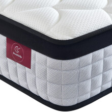 Doublelife Super King Mattress 6FT,10.2 Inch Gel Memory Foam 9 Zone Orthopedic Mattress, Breathable Foam with Individually Pocket Spring, Motion